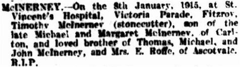 1915 Tim McInerney death Argus Jan 09 Capture.jpg